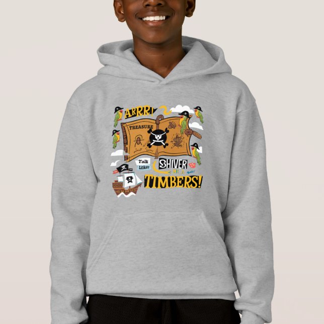 Camiseta Fale como um dia de pirata (Frente)