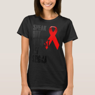 Camiseta Fale contra o HIV Estigma Dia 1