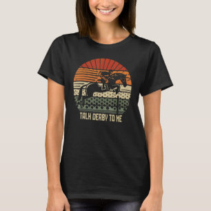 Camiseta Fale Derby Comigo Dono de Corrida de Cavalos Derb