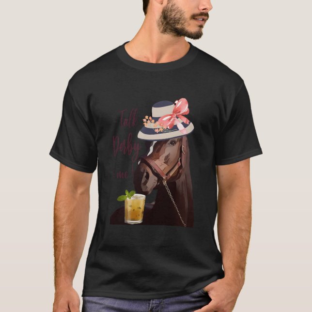Camiseta Fale Derby Comigo-Mint Juleps-Corrida De Cavalos D (Frente)