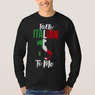 Camiseta Fale Italiano Comigo Orgulhoso