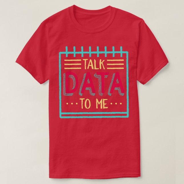 Camiseta Fale-Me Com Dados (Frente do Design)