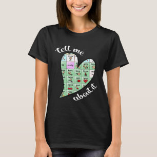 Camiseta fale-me sobre a patologia da fala aac sped profess