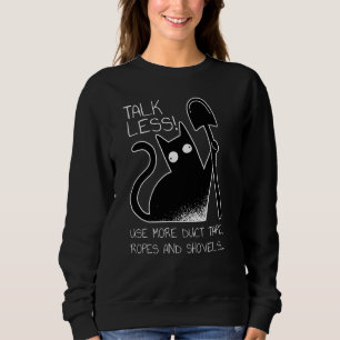 Camiseta Fale Menos Gatos Negros Engraçados