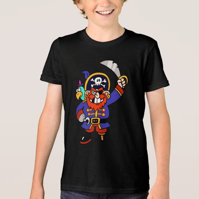 Camiseta Fale Pirata ou Caminhe na Prancha (Frente)