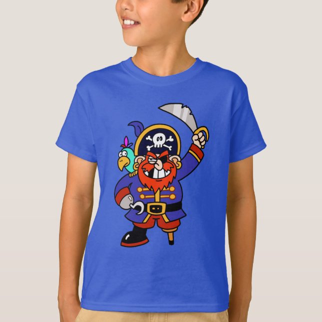 Camiseta Fale Pirata ou Caminhe O Avião (Frente)