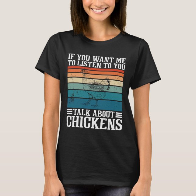 Camiseta Fale Sobre Galinhas (Frente)