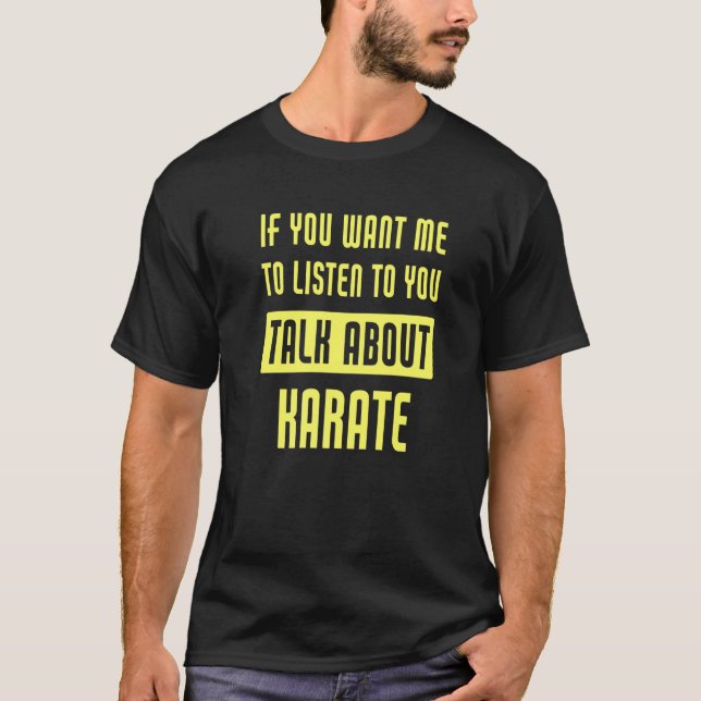 Camiseta Fale Sobre Karate (Frente)
