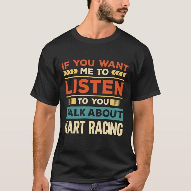 Camiseta Fale Sobre Kart Racing (Frente)