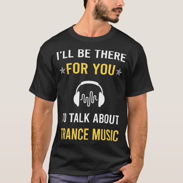 Camiseta Fale Sobre música Trance (Frente)