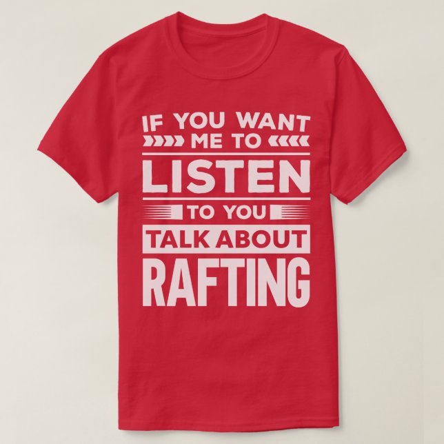 Camiseta Fale sobre Rafing (Frente do Design)