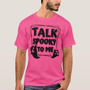 Camiseta Fale "Spooky" Comigo Retro Vintage Halloween Spook