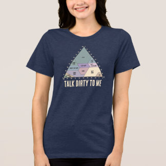 Camiseta Fale Sujo Comigo - Diagrama de Textura do Solo