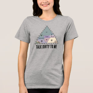 Camiseta Fale Sujo para Mim - Diagrama de Textura do Solo