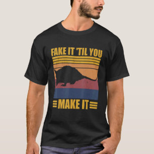 Camiseta Falem-No Até Que Você O Faça Ogambm Cute Possum