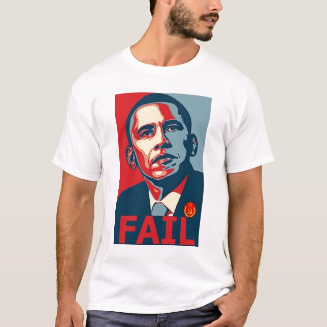 Camiseta Falha de Barack Obama (Frente)