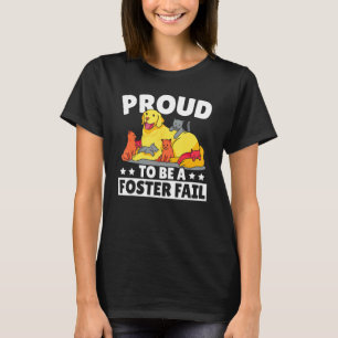 Camiseta Falha de Foster Pai de Foster Mãe Salvadora Animal
