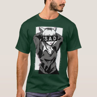 Camiseta Falha de Garota Triste Japonesa