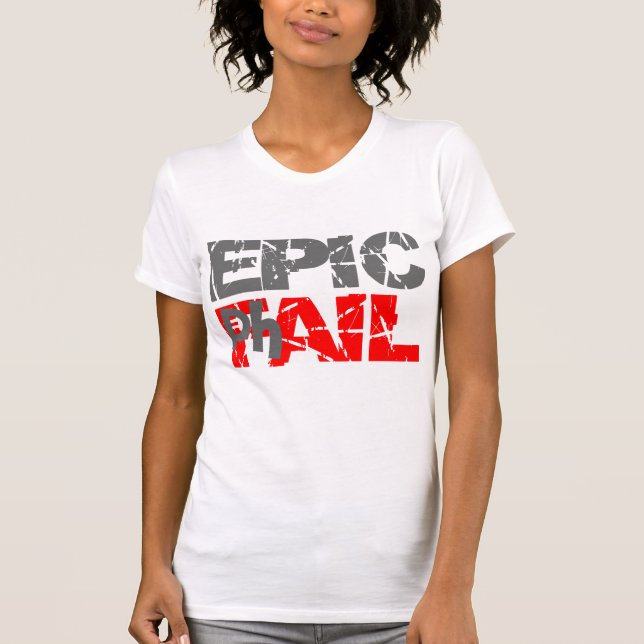 Camiseta Falha épico (Frente)