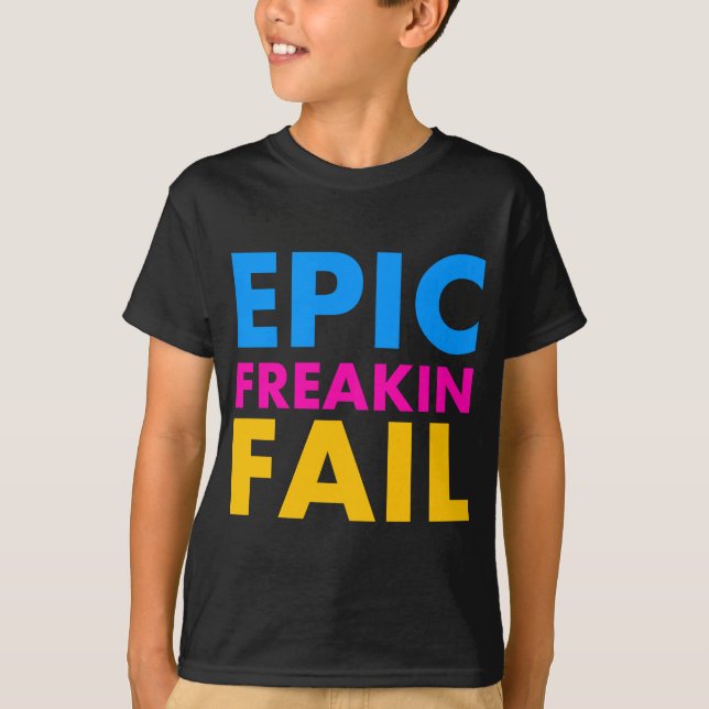 Camiseta Falha épico (Frente)