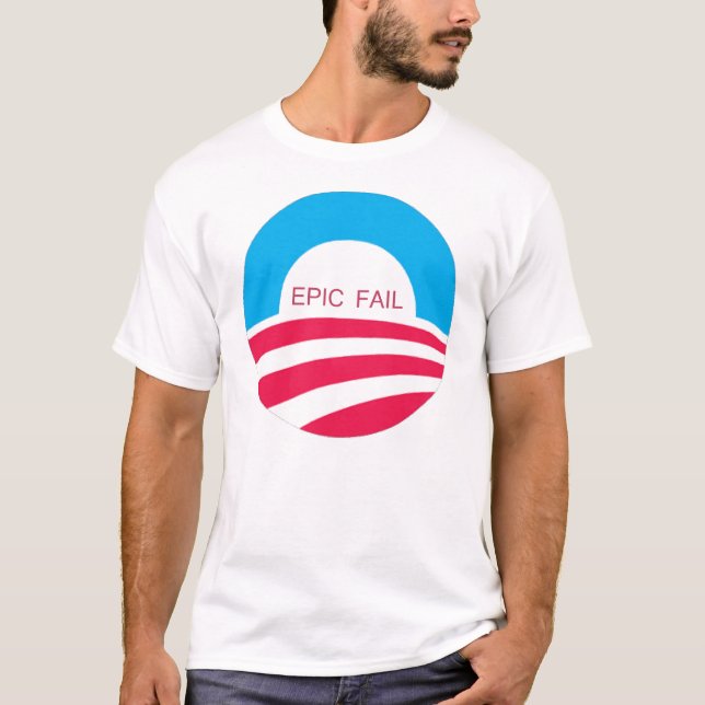 CAMISETA FALHA ÉPICO OBAMA (Frente)