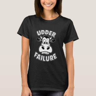 Camiseta Falha na Teta de Vacas Piada de Vaca Engraçada Ama