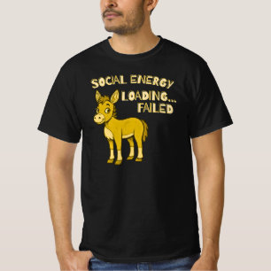 Camiseta Falha no Carregamento de Energia Social Introverti