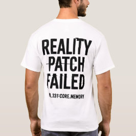 Camiseta Falha no Patch de Realidade - Erro de Glitchcore