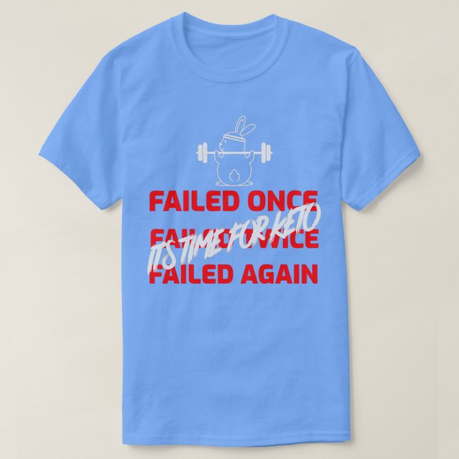 Camiseta FALHA NO TEMPO ITx27S PARA KETO (Frente do Design)