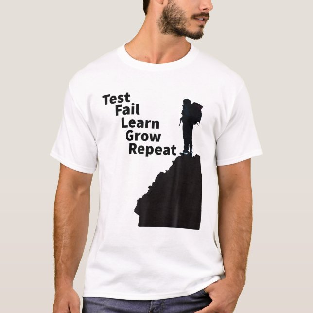 Camiseta Falhar E Aprender (Frente)