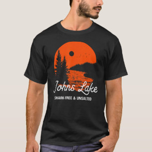 Camiseta Falhas de Johns Lake Shark e não salgadas