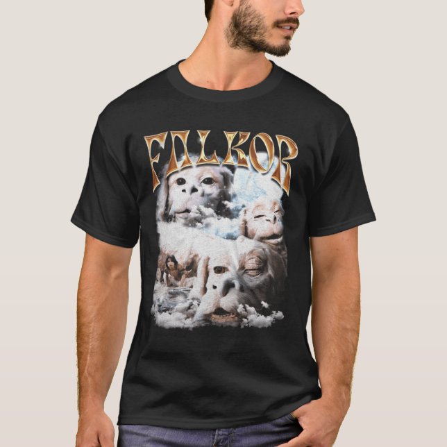 Camiseta Falkorhe Never Ending Story retro (Frente)