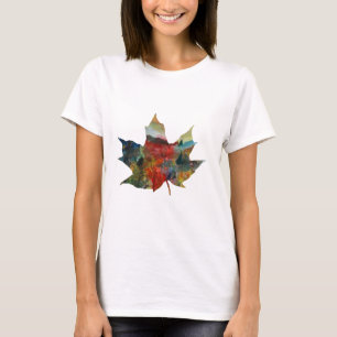 Camiseta Fall Art, Autumn Leaf Shirt