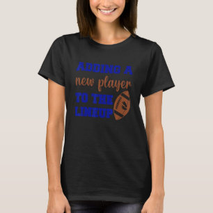 Camiseta Fall Baby Reveal De Anúncio De Gravidez De Futebol