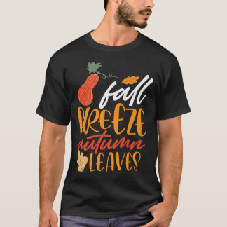 Camiseta Fall Breeze e Folhas de outono