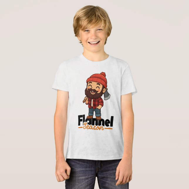 Camiseta Fall Flannel Season (Frente Completa)