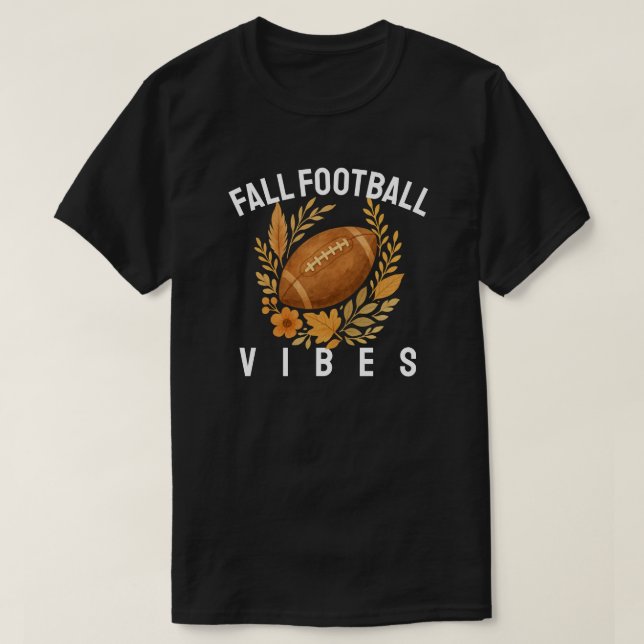 Camiseta Fall Football Vibes (Frente do Design)