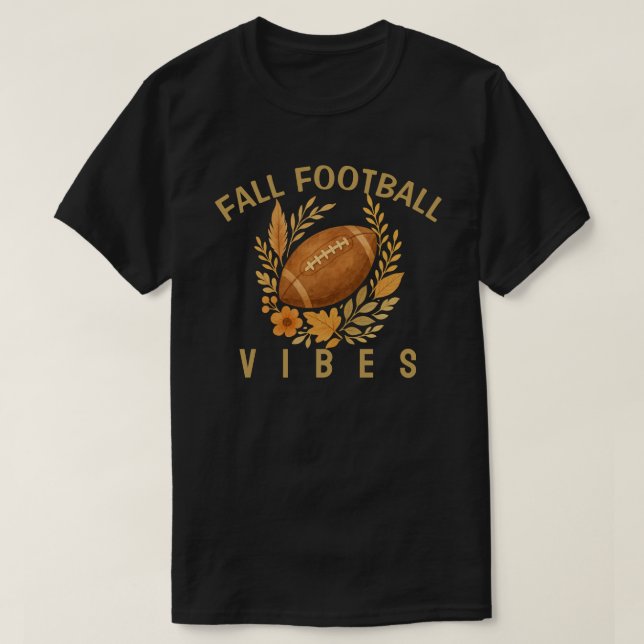 Camiseta Fall Football Vibes (Frente do Design)