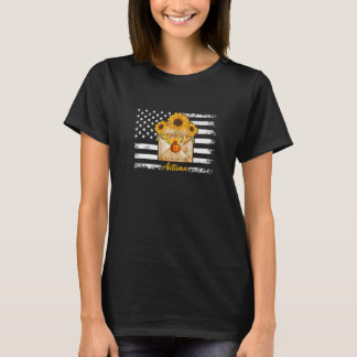 Camiseta Fall In Love With Autumn Pumpkin Sunflower  Autumn