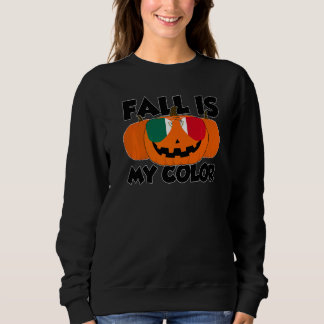Camiseta Fall Is My Color Thanksgiving Pumpkin Mexico Glass