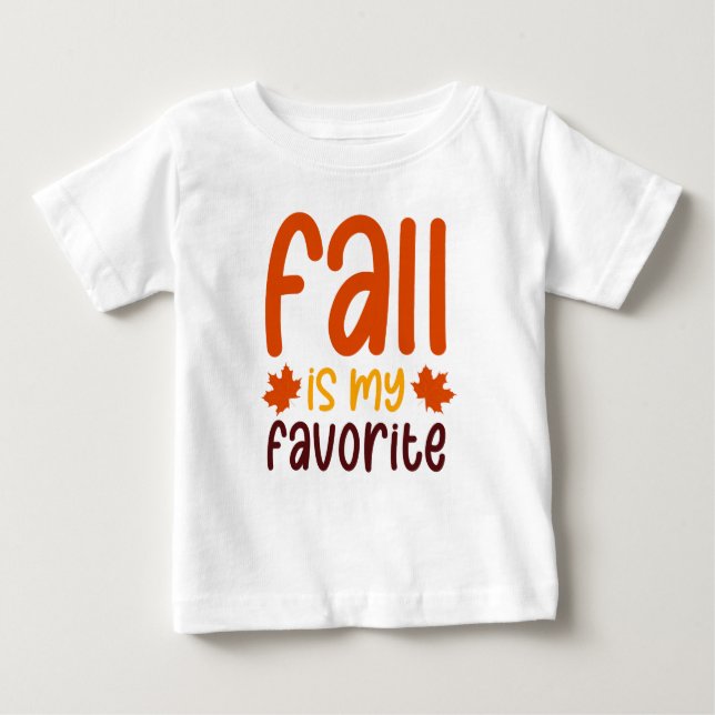 Camiseta Fall Is My Favorite - Cozy Autumn Quote Design (Frente)