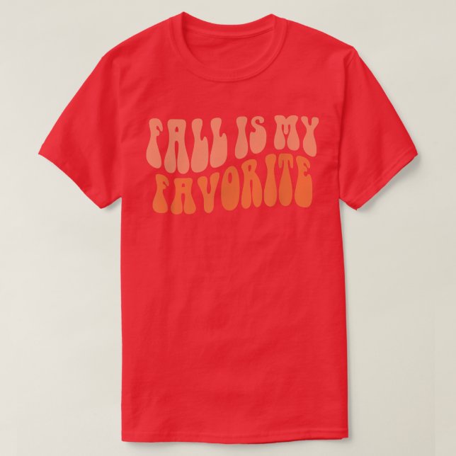 Camiseta Fall Is My Favorite Hello Fall Vibes Pumpkin Thank (Frente do Design)