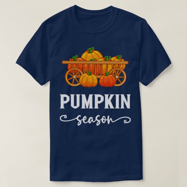 Camiseta Fall Pumpkin Season (Frente do Design)