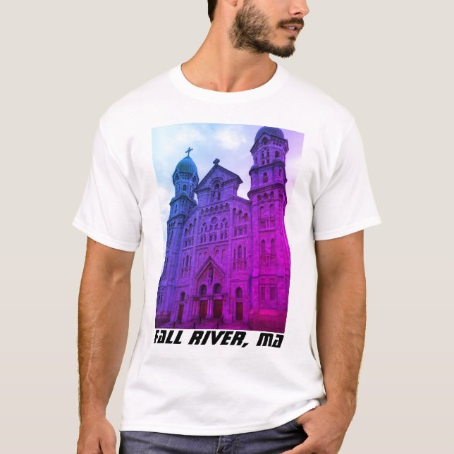 Camiseta Fall River, Igreja Românica MÃE (Frente)
