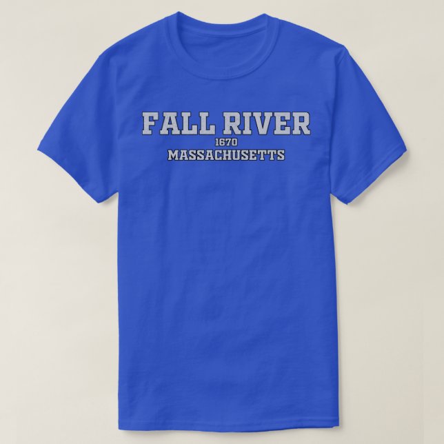 Camiseta Fall River Massachusetts (Frente do Design)