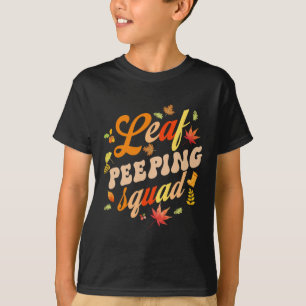 Camiseta Fall Season deixa o Peeper Leaf Peeping Squad