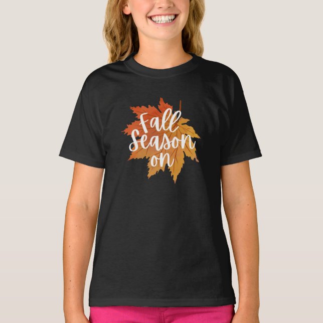 Camiseta Fall Season On Fall Autumn (Frente)