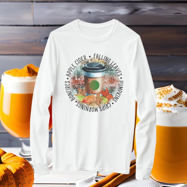 Camiseta Fall Seasonal apple cidra art. (Criador carregado)