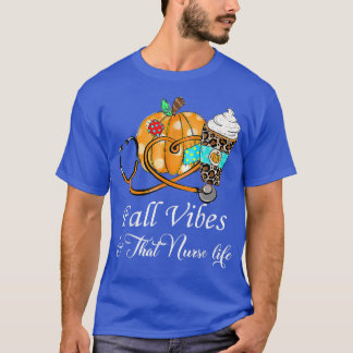 Camiseta Fall Vibes & Aquela Enfermeira Cai Fall Season Aut