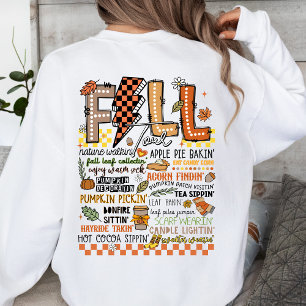 Camiseta Fall Vibes Cozy Autumn Seasonal Tour